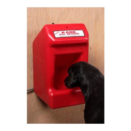 Kane Manufacturing Co. Inc Kane Heated Dog Waterer Red KDW-H